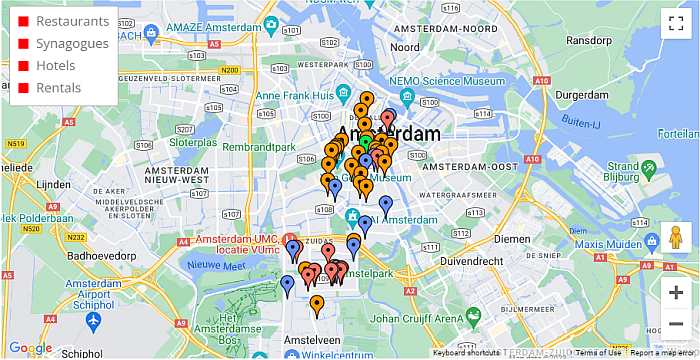 Find Kosher Food and Jewish near by me in Amsterdam